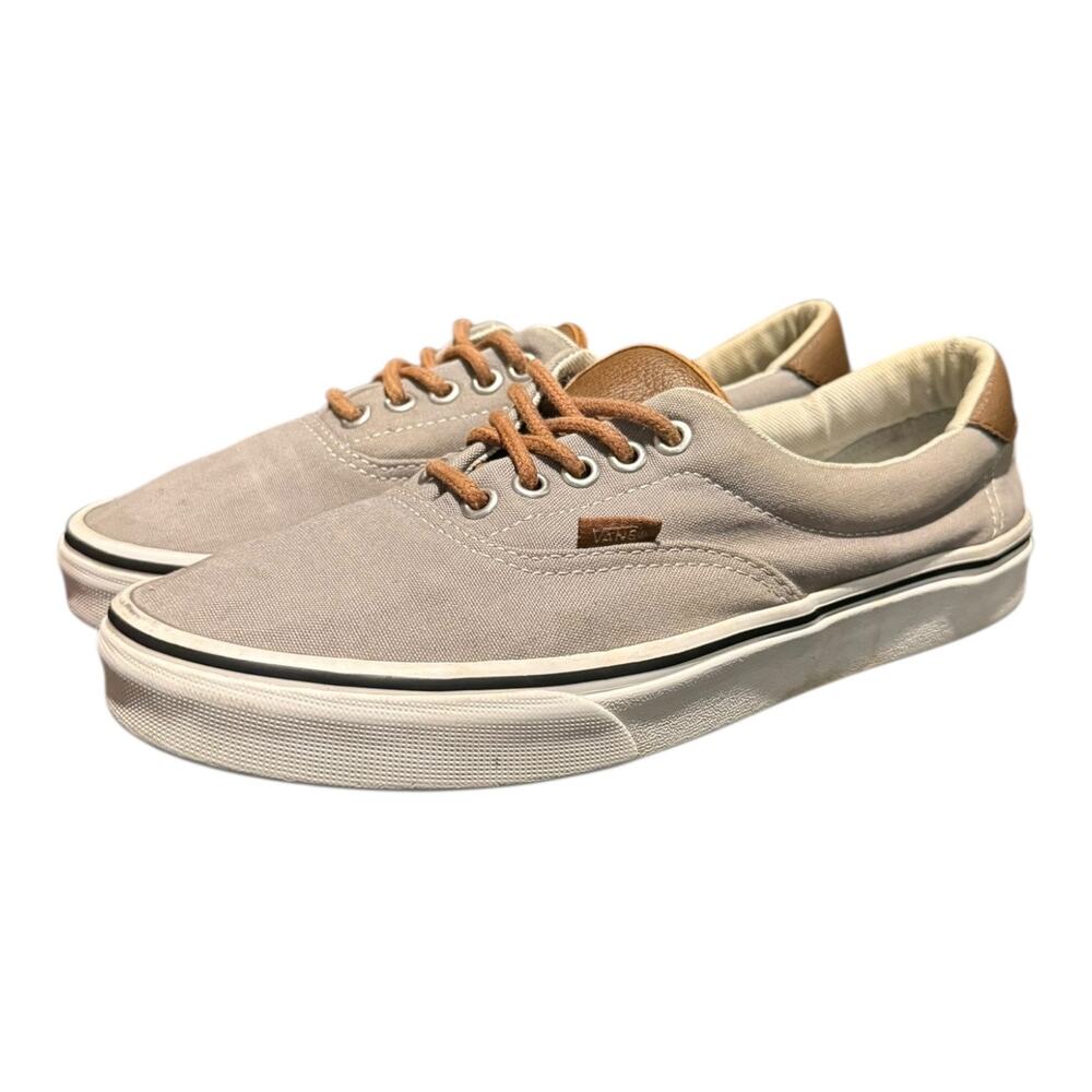 Vans Sneakers Women’s Size 9 Era 59 721356 Beige Brown Canvas Casual Shoes